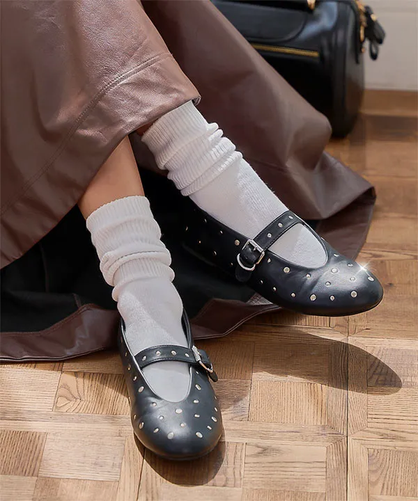 リベットメリージェーン [I2643] - レディースファッション通販 神戸