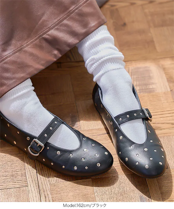 リベットメリージェーン [I2643] - レディースファッション通販 神戸