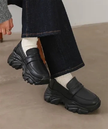 厚底スニーカーローファー [I2662]