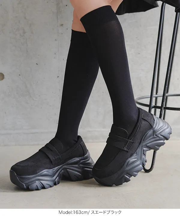 厚底スニーカーローファー [I2662]
