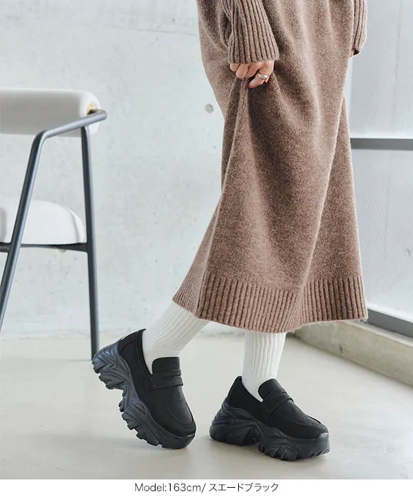 厚底スニーカーローファー [I2662]