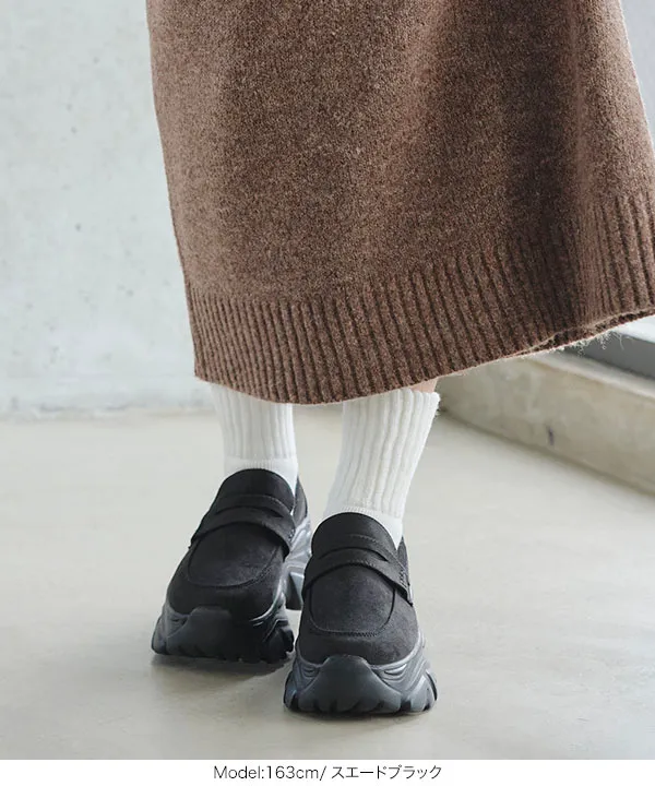 厚底スニーカーローファー [I2662]