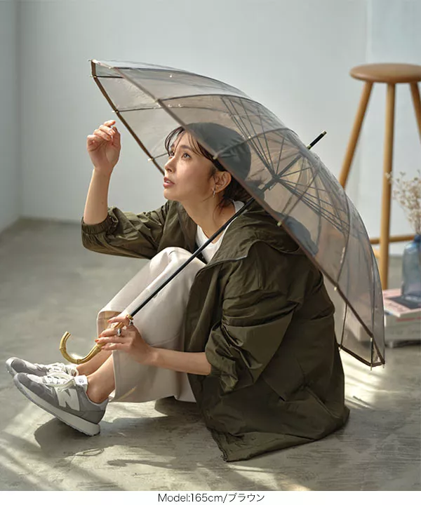 ウェア Hana Hana バンブーPVCジャバラ傘 [J1056] - レディースファッション通販