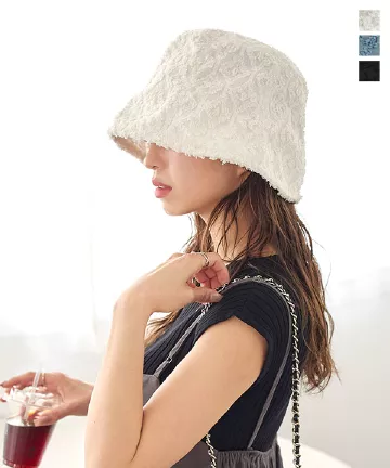 レースジャガードバケットハット [J1107]