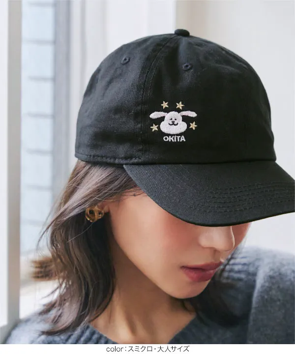 おは朝×KOBELETTUCEコラボ ] おき太キャップ [J1112] - レディース