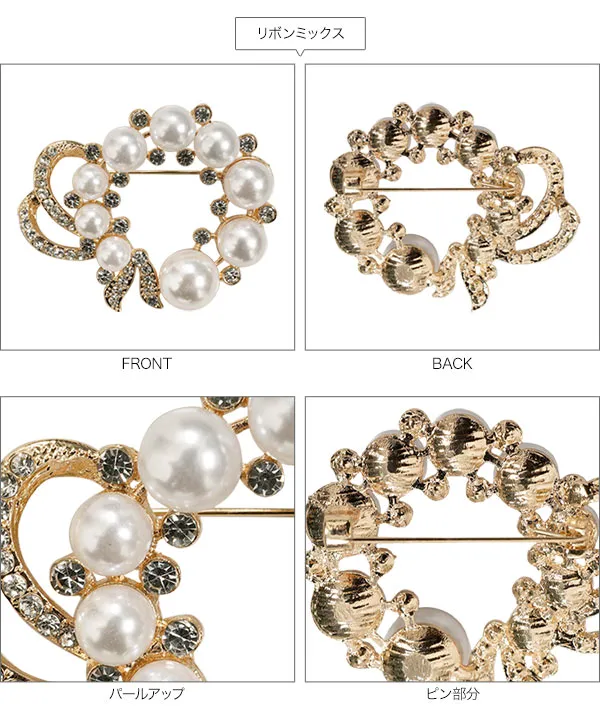 パールモチーフブローチ [J1132] - レディースファッション通販 神戸