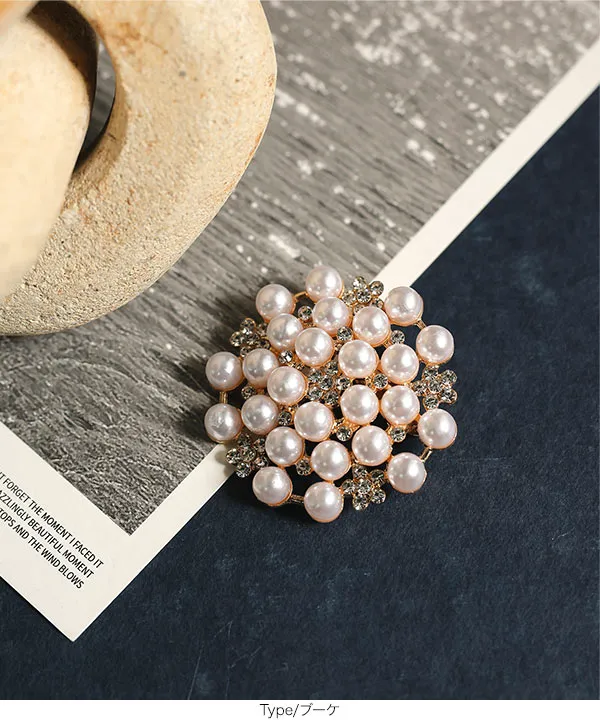 パールモチーフブローチ [J1132] - レディースファッション通販 神戸