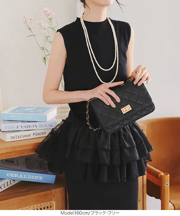 裾のフリルがお洒落♪【CHANEL】25P チュール レギンス マルチウェイチュール付けフリル [J1143] | SALE!! - レディース