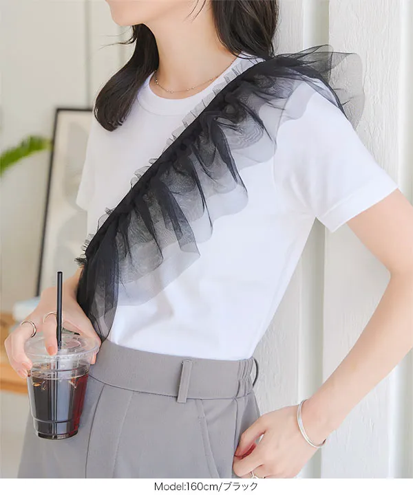 マルチウェイチュールフリル [J1146]【メール便】| SALE