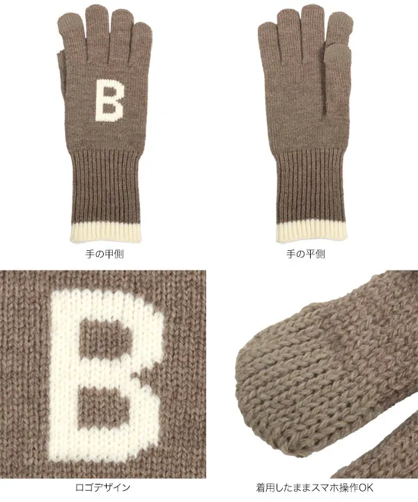 ロゴ手袋[J1157] - レディースファッション通販 神戸レタス【公式サイト】
