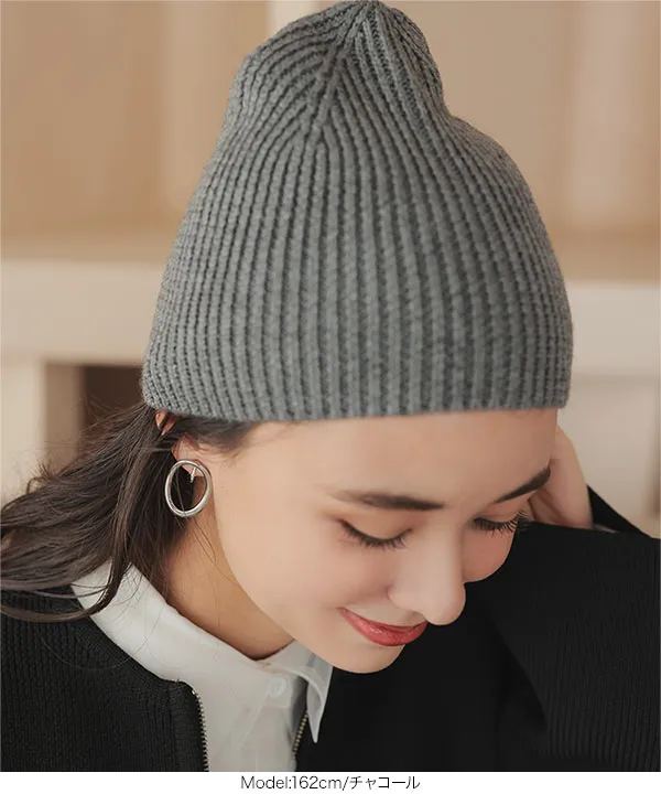 ウール混ニットビーニー [J1163] - レディースファッション通販 神戸