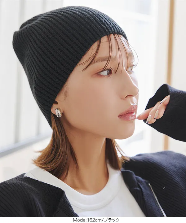ウール混ニットビーニー [J1163] - レディースファッション通販 神戸