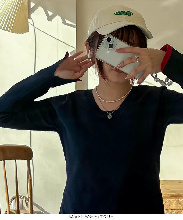 みーちゃんセレクト ] ロゴキャップ [J1166] - レディース