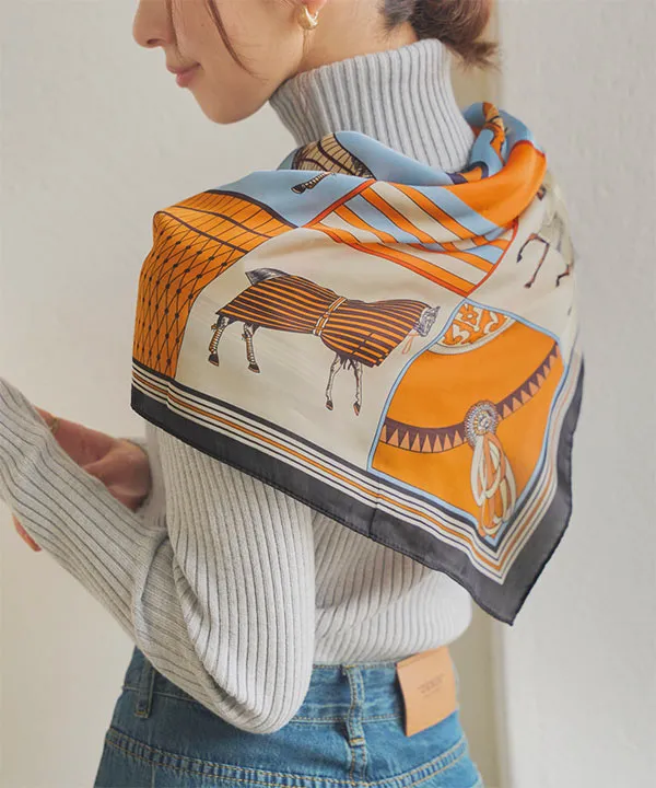 70×70サイズ 大判スカーフ [J1182] | 特別価格&送料無料 10/19