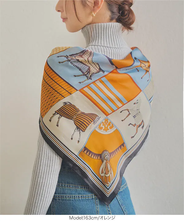 FORZA INTER スカーフ 1978-88 70×70サイズ 大判スカーフ [J1182]| 秘密のSALE☆ 1/15(木)18:00~1/16