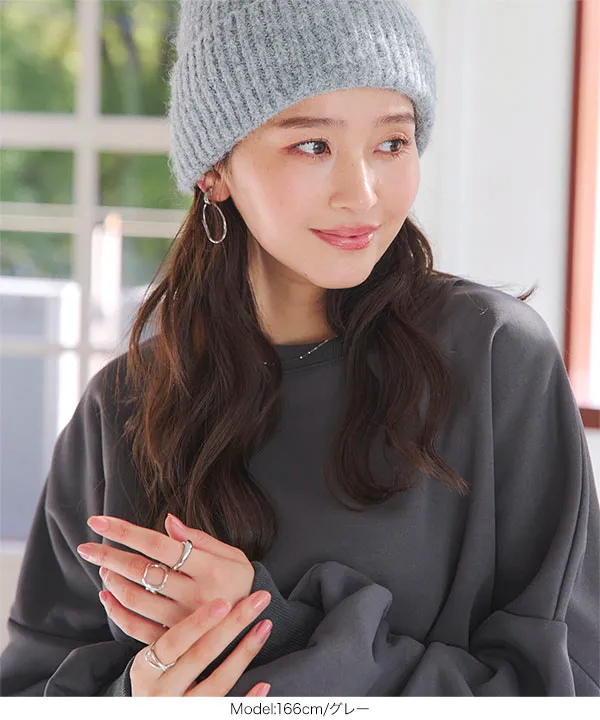 もっちりリブニット帽 [J1188] - レディースファッション通販 神戸