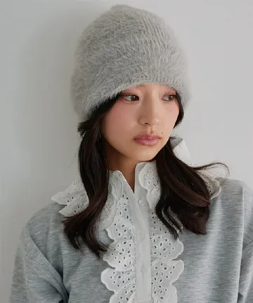 シャギーニット帽 [J1200]