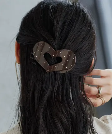 もたれられるハート型ヘアクリップ [J1218]の商品レビュー一覧ページ