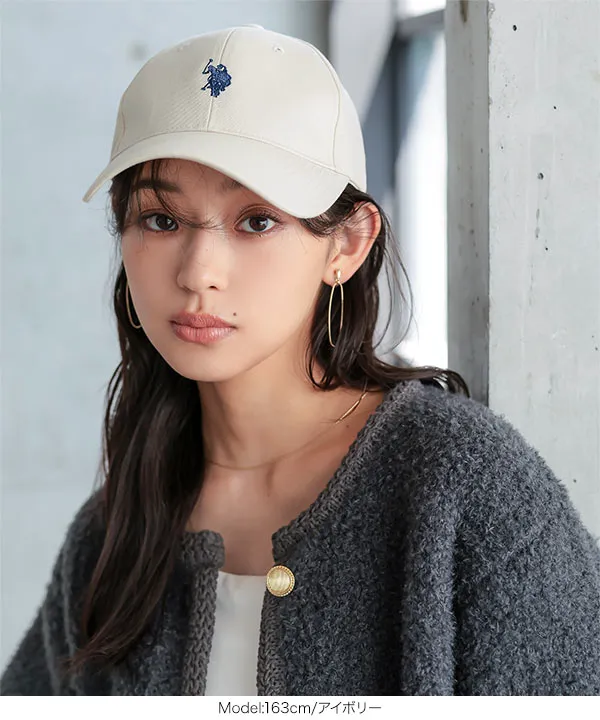 [ U.S. POLO ASSN. ] ユニセックスロゴキャップ [J1223]| 送料無料 9/22(火)12:00~9/24(木)12:00まで