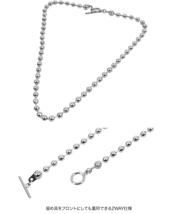 ボールチェーンネックレス [J953] - レディースファッション通販 神戸