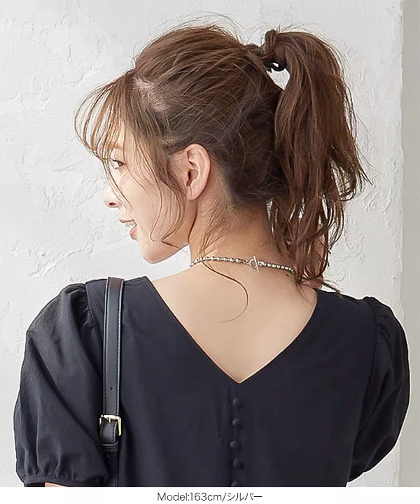 ボールチェーンネックレス [J953] - レディースファッション通販 神戸