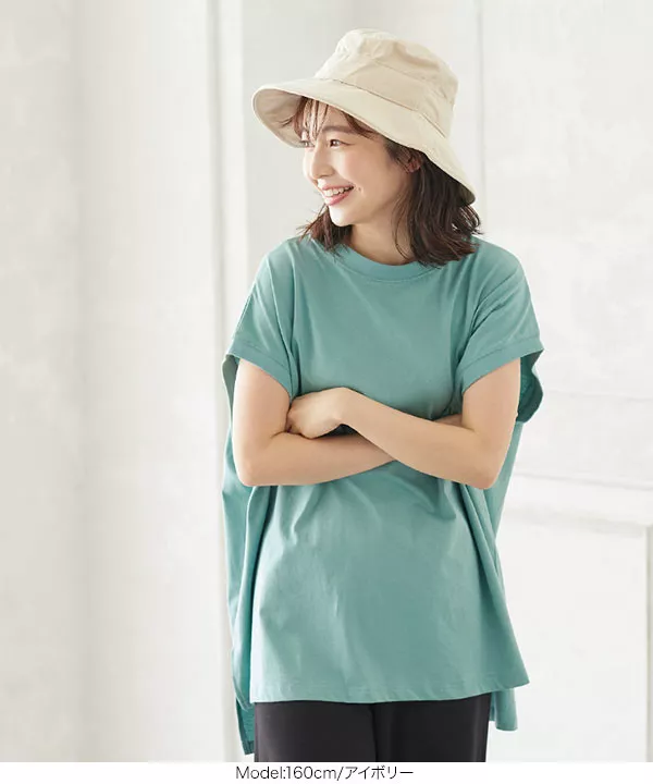 緑の帽子の女 ワンフォークロージング 1111clothing ベースボールキャップ