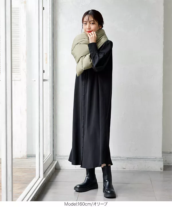 中綿ボリュームストール [J976]] - レディースファッション通販