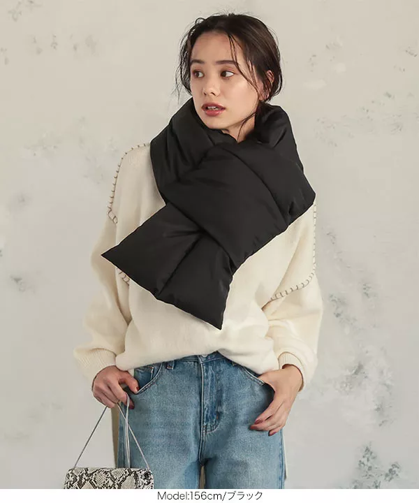 中綿ボリュームストール [J976]] - レディースファッション通販 神戸