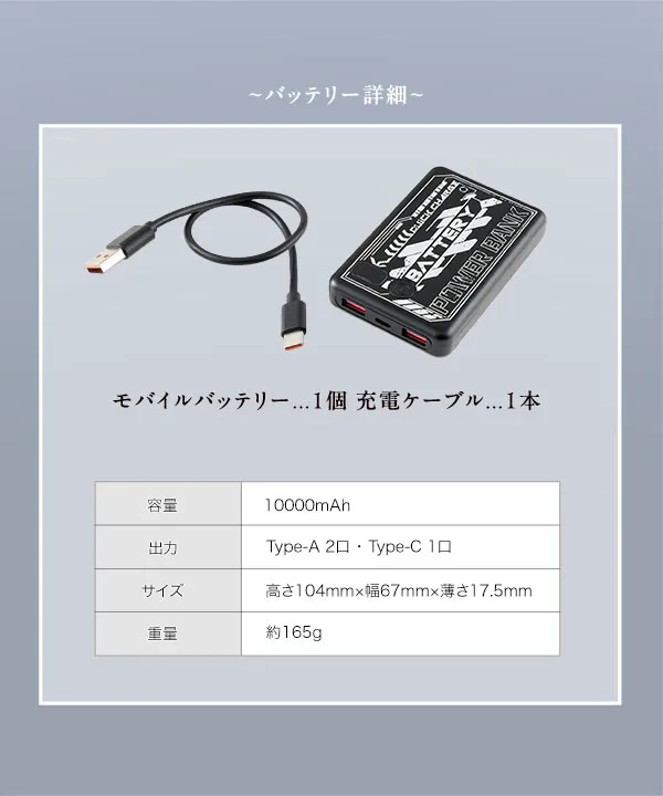 [ 空調風神服 ] STARTER KITフーディプルオーバー×ファン・バッテリーSET [K145E]| 大好評につき送料無料！