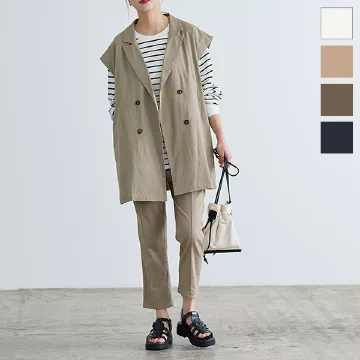 ストレッチリネンジャケット [K1114]