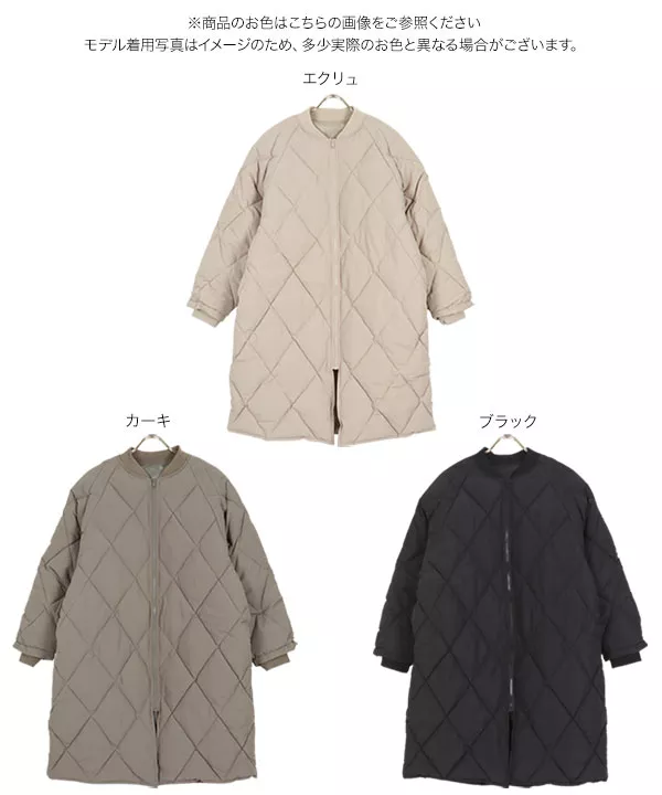 MOUSSY QUILTING OVER SIZE ジャケット ブルー