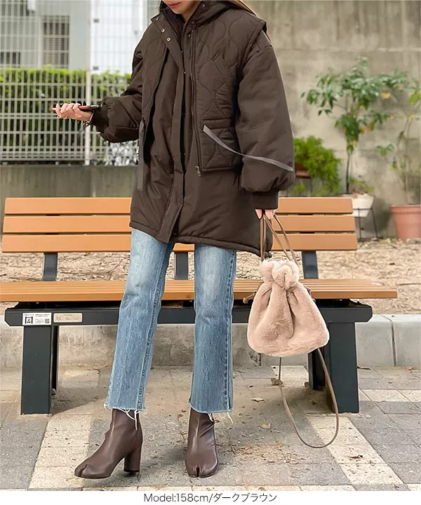 【最終価格】ヤマダヤ　MATTRESSE フード付きロングコート ベージュ IMG_7718_XnmAyR1.jpg