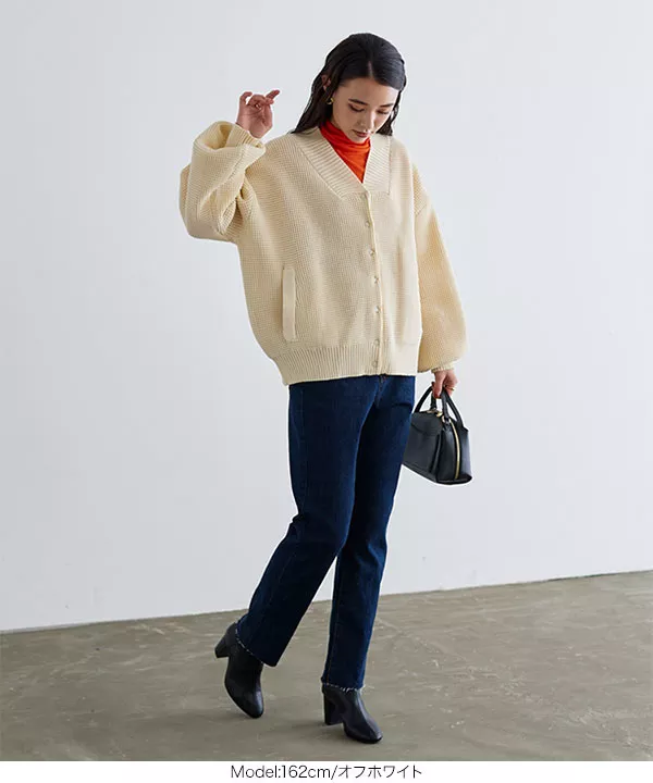 FLOOR 売れ筋商品|||フロア ニット&セーター アウター レディース Sweaters Green ワッフルニットブルゾン [K1174] - レディースファッション通販