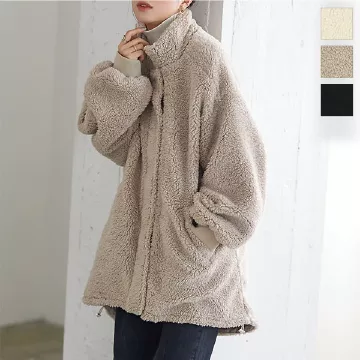 ボアオーバーサイズコート [K1177]