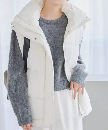 中綿ボリュームベスト [K1235]