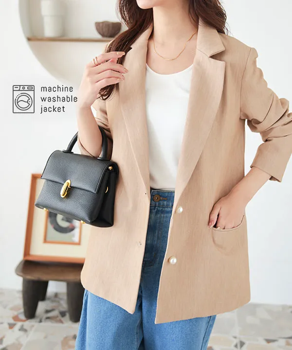 ウォッシャブルジャケット