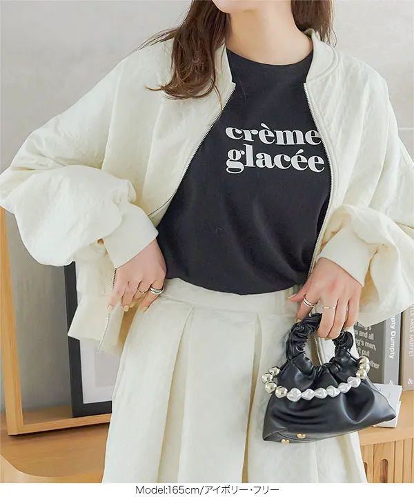 ぽこぽこドットボリュームスリーブブルゾン [K1299]| SALE