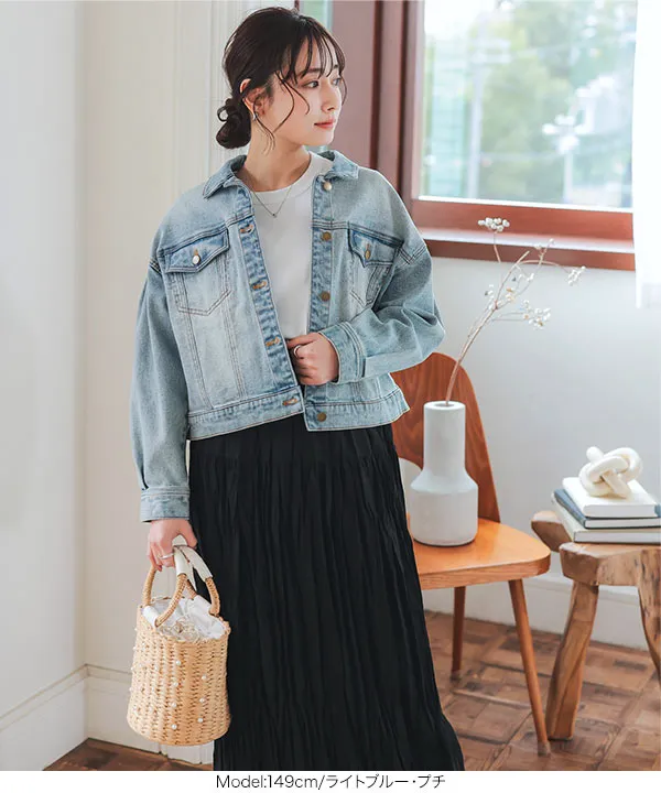 Petitle / プチレ ] デニムジャケット [K1316] - レディース