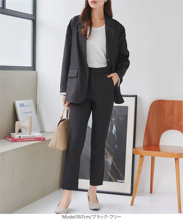 現品限り一斉値下げ！ ドロップショルダージャケット レディース - [K1328] 服＆ファッション小物