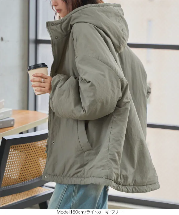 中綿フード付きロングモンスターブルゾン [K1378] | 特別価格&送料無料