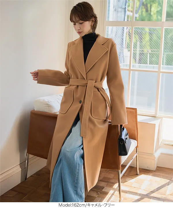 ベーシックロングコート [K1388] - レディースファッション通販 神戸