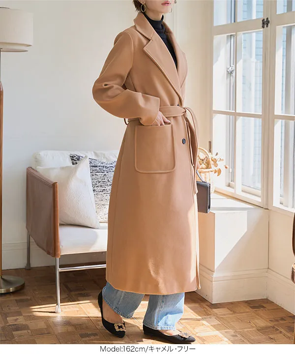 KOFTA ベージュ ロングコート ベーシックロングコート [K1388] - レディースファッション通販 神戸