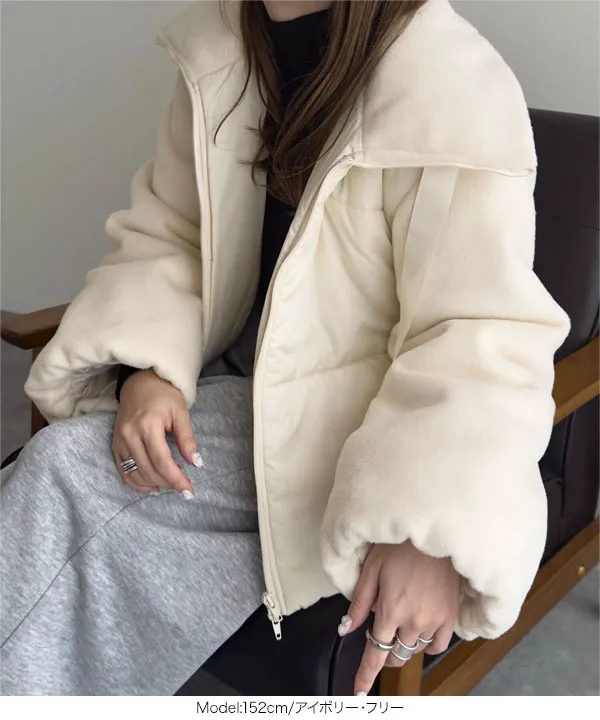 中綿ショート丈コート [K1393] | SALE！ - レディースファッション通販