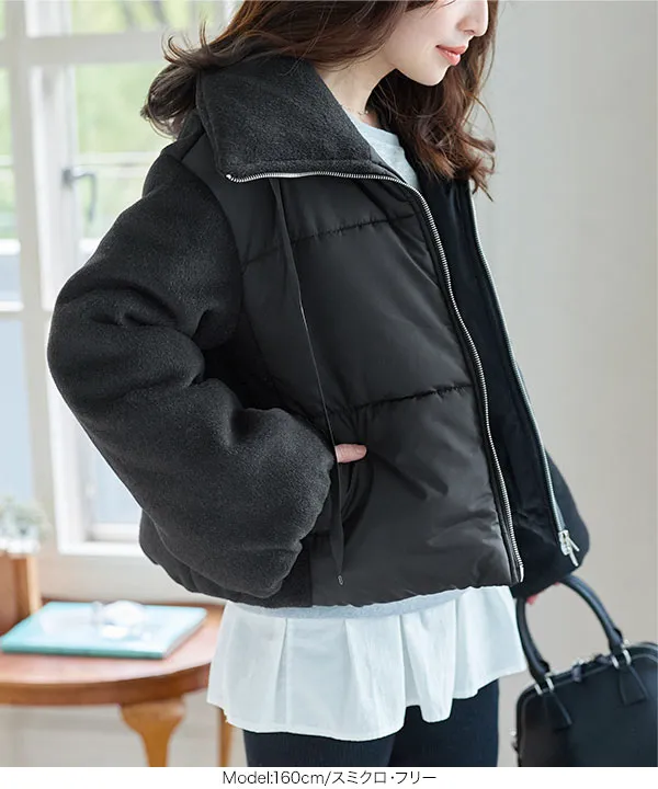 中綿ショート丈コート [K1393] - レディースファッション通販 神戸