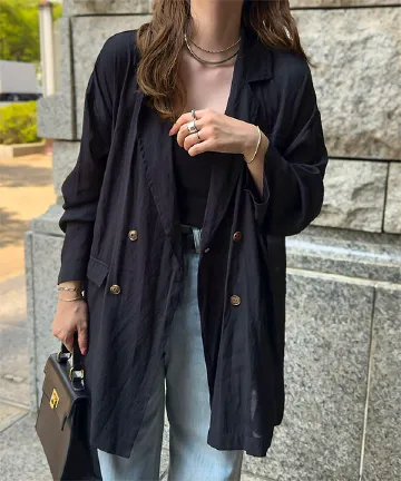 シアーロングジャケット [K1398]