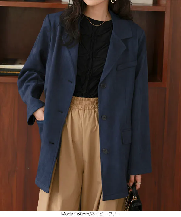 フェイクスエードジャケット [K1399] - レディースファッション通販