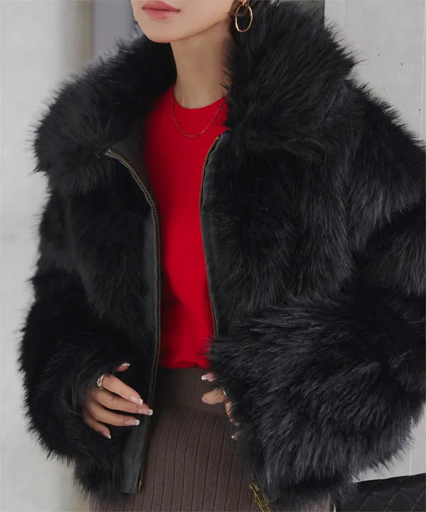 極美品✨MA＊RS ファーコート 2022 通販限定 ファー ブラック MARS 通販限定 ファーコート 2022｜Yahoo!フリマ（旧PayPayフリマ）