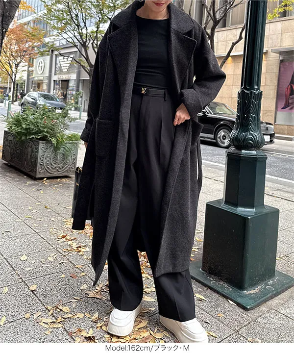 エンフォルド　ミルドガーゼBOXガウン　ブラック　アウター　軽量　サイズM 黒 エンフォルド ミルドガーゼBOXガウン ブラック アウター 軽量 サイズM