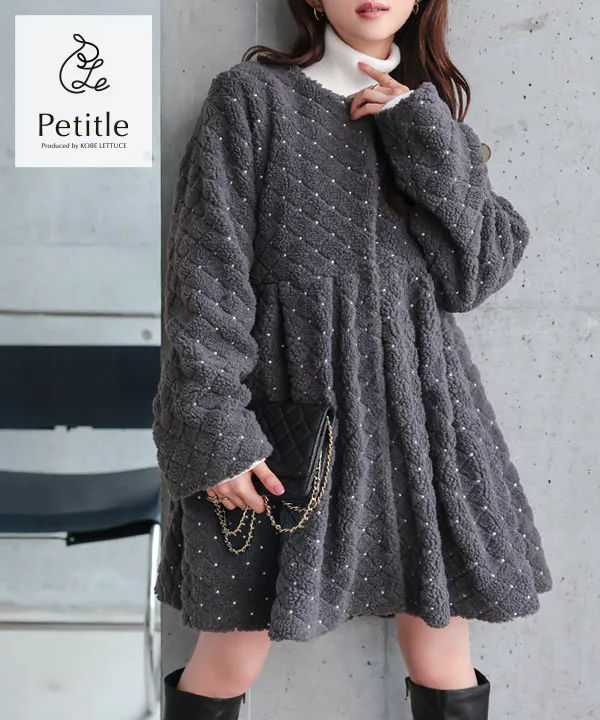 Petitle / プチレ ] ボリュームペプラムコート [K1418] - レディース