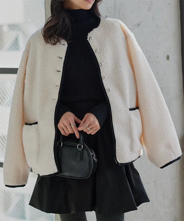 ニットコートパッチポケット大人気！完売品！限定出品♡ 完売品 ZARA ニットコートパッチポケット